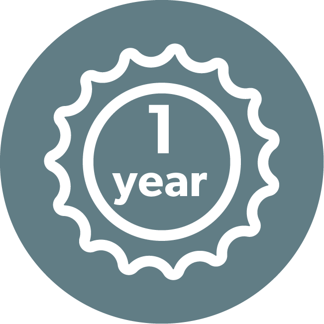 1 Year Warranty